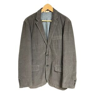 J Crew Ludlow Jacket Mens 42R Corduroy Blazer Gray Size Medium